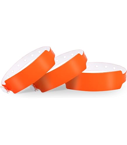 Lot de 100 bracelets colorés en plastique vinyle pour événements – Bandes de fête pour concerts, clubs et fêtes de poignet Lot de 100 bracelets colorés en plastique vinyle pour événements – Bandes de fête pour concerts, clubs et fêtes de poignet