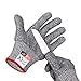 ZWZX Cut Resistant Gloves,High Performance Level 5 Protection Safety Kitchen Gloves (Extra Large)