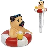 MILLIARD Floating Pool Thermometer Rubber Duck - Large Size With String For Swimming Pools, Hot Tubs & Spas