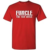 Funcle The Fun Uncle - Family Joke Funny - Mens Cotton T-Shirt