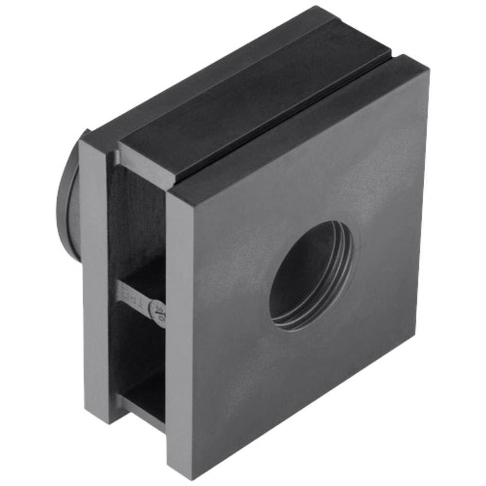 HellermannTyton VP-L_16-17_Ins-sgl-PL-BK Single Spout Halogen-Free TPE Black Pack of 1