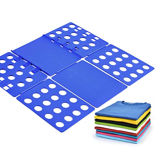 BoxLegend Plastic Adjustable Clothes Folding Board, 23 x 27.5-Inch, Blue