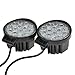 KAWELL 2 Pack 42W 60 Degree Round LED Flood Light Off Road Lighting 12V 24V Offroad 4x4 Quad ATV Lighting