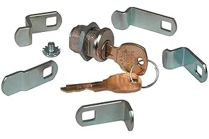 Compx Security C8730-14A-KD MAILBOX LOCK MULTI-CAM INTERIOR USE KD Brushed Nickel