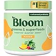 Bloom Nutrition Superfood Greens Powder, Digestive Enzymes with Probiotics and Prebiotics, Gut Health, Bloating Relief for Women, Chlorella, Green Juice Mix with Beet Root Powder, 30 SVG, Mango