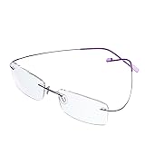 Jcerki Frameless Myopia Glasses Men and women