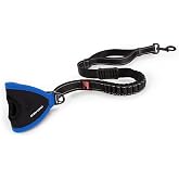 EzyDog Handy 48 Bungee Dog Leash, 48" Hand Free Glove Running Leash - Black | Adjustable 36&rdquo; - 48&rdquo; In., Superior Control, Reflective Stitching, Zero Shock-Absorbing Bungee Leash, Combine with other Leash