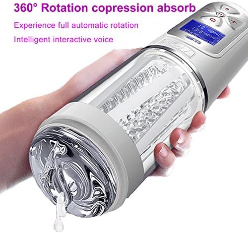 Intelligent Voice Interaction Male Best training Tool Automatic Rotation and Copression Absorb 400 Times of Piston Motion per Minute LED Display Relaxing Toy for man