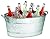 Galvanized Steel Oval Beverage Tub