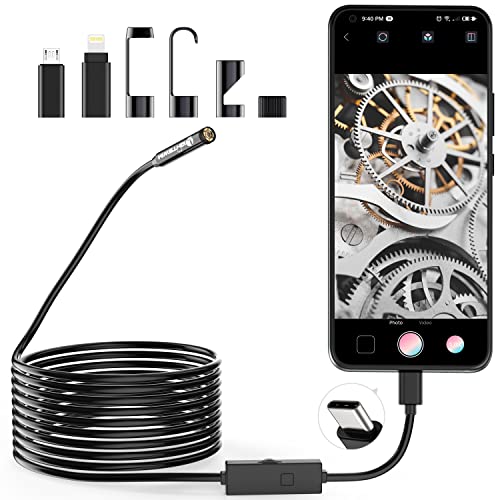 Lightswim 1920P Endoscopio Snake Inspection Camera, Type C... en promo sur Amazon