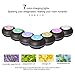 Aroma Diffuser,EIVOTOR Essential Oil Diffuser,300ml Wood Grain Aromatherapy Ultrasonic Cool Mist Humidifier with 4 Time Setting Modes, 7 Color Changing Lights Waterless Auto off Air Purifiers Black