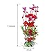 Mudder Artificial Aquatic Plants Aquarium Plants Plastic Fish Tank Decorations 7.5 Inch, 2 Pieces