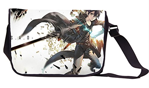 Siawasey Sword Art Online Anime Kirigaya Kirito Messenger Bag Backpack Shoulder Bag - Image 52