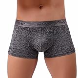 Lightning Deals Man Boxer,ZYooh Sexy Soft Cotton Breathable Bulge Pouch Briefs Trunks Underpants (Black, M)