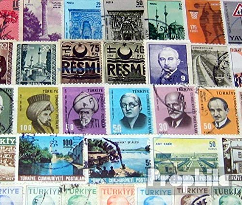 Prophila Collection Turkey 200 various stamps (Stamps for collectors)