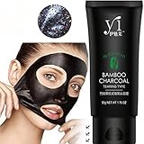 Blackhead Mask Remove, TONSEE Black Mud Deep Cleansing Pilaten Blackhead Remover Purifying Peel Face Mask