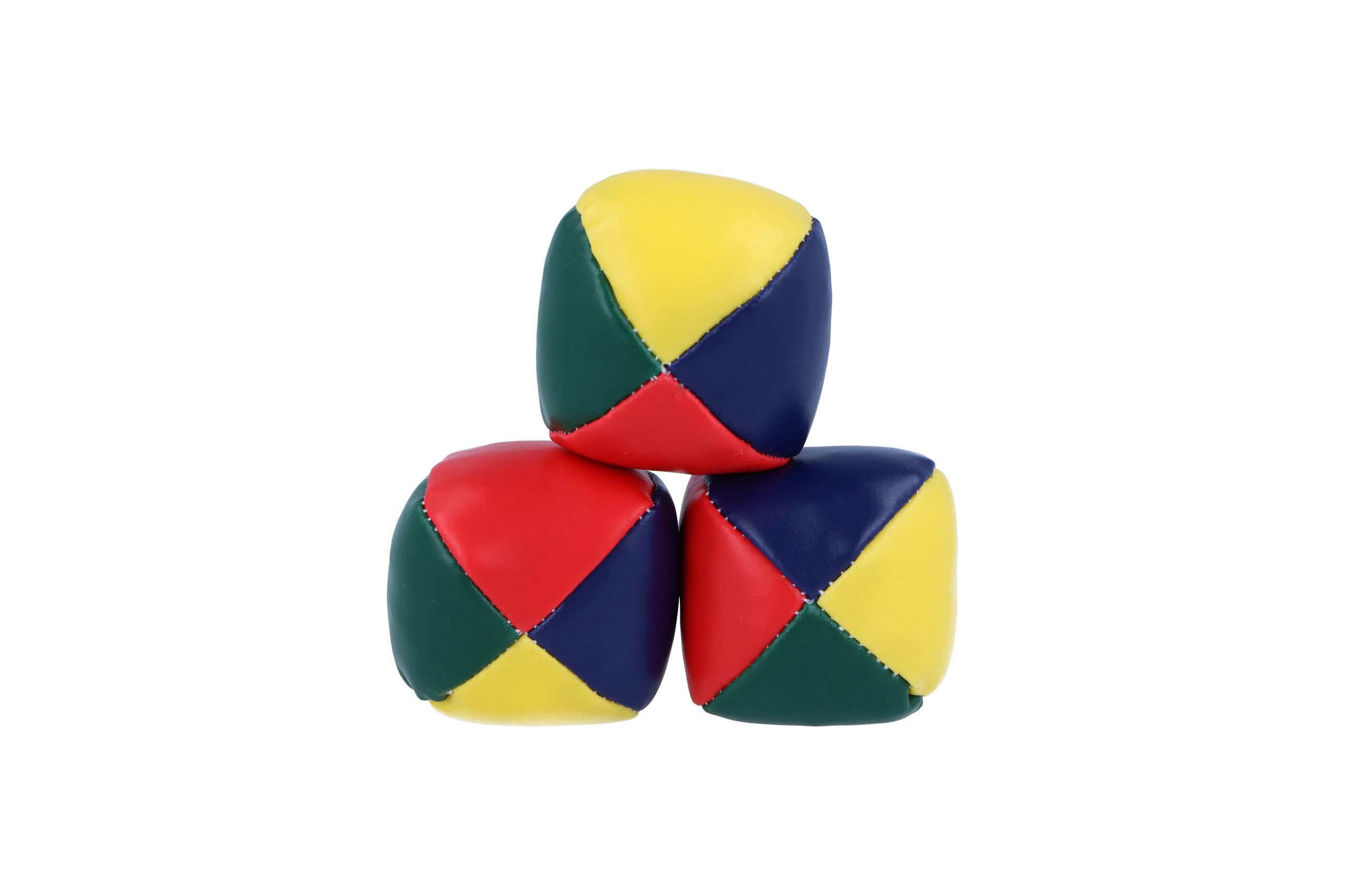HENBRANDT Premium Circus Juggling Balls Set - 5.5cm Multicolour Professional Learning Toy for Kids Adults Beginners Performance Training Entertainment