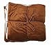 EPYA Reversible Luxury Soft Faux Fur Lambswool Cashmere Blankets Throw Brown