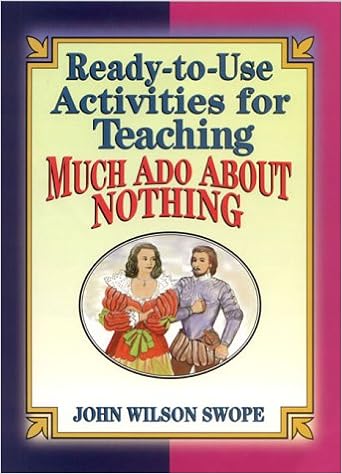 Amazon Com Ready To Use Activities For Teaching Much Ado About Nothing Shakespeare Teacher S Activities Library 9780876289143 Swope John Wilson Books