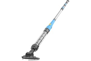 Oxseryn Cordless Pool Vacuum, Pool Cleaner with Rechargeable Battery, RunningTime of up to 60 Minutes, Perfect for Above Ground Pools, Hot tubs and Spas, Blue