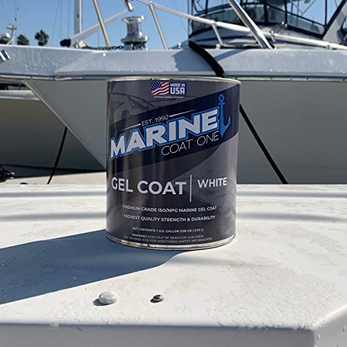 MarineCoat One Premium Marine Gelcoat with Tinting Pigments for Your Perfect Match (White with