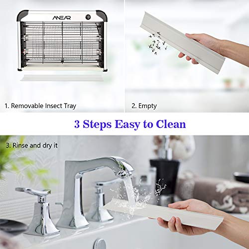 Bug Zapper, ANEAR 2 in 1 Electric Bug Zapper, Portable Mosquito Killer