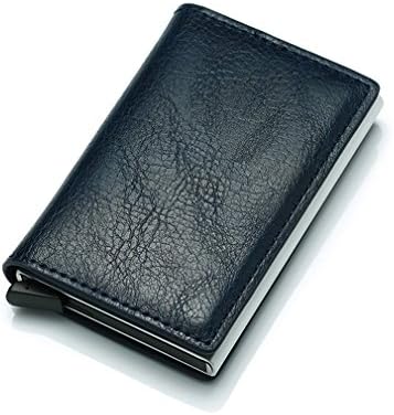 Men Money Bag Mini Purse Male Vintage Aluminium Rfid Card Holder Small Smart Wallets