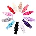 Ever Fairy Chiffon Lace Flower Baby Girls Turban Headband Head Wrap With Pearl