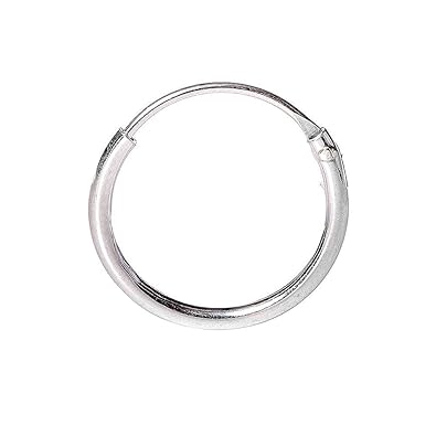 Blue Banana Body Piercing Anillo Nariz en Plata 1.2 x 10mm ...