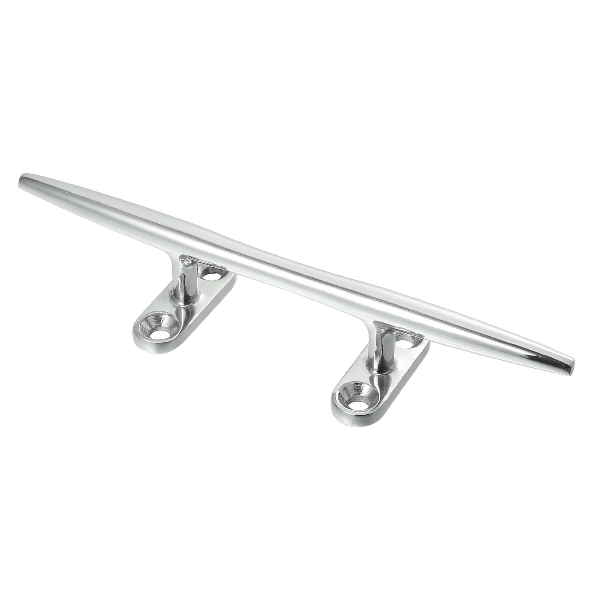 X AUTOHAUX 8 Inch Stainless Steel Flagpole Cleat Hook Boat Deck Rope Cleats