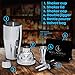 Premium Metal Cocktail Shaker Pourer Set - Includes Martini Bartending Mixing Shaker, Double Mix Jigger for Home and Kitchen, 1oz 2oz PLUS 2 Liquor Alcoholic Cocktails Cup Pourers & Drink Mixer 150