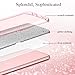 ESR for Samsung Galaxy S7 Edge Case, Luxury Glitter Sparkle Bling Designer Case [Slim Fit, Hard Back Cover] Shinning Fashion Style for Samsung Galaxy S7 Edge Case (Rose Gold)