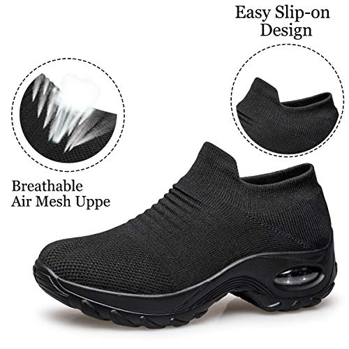 black walking shoes for work