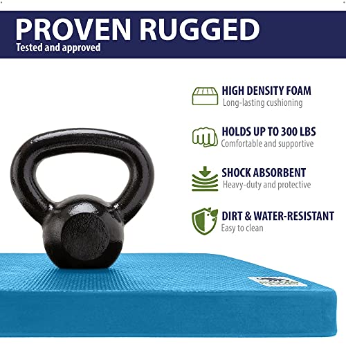 Rugged Rhino Heavy Duty Foam Kneeling Pad, Thick Knee Mat Resists Water