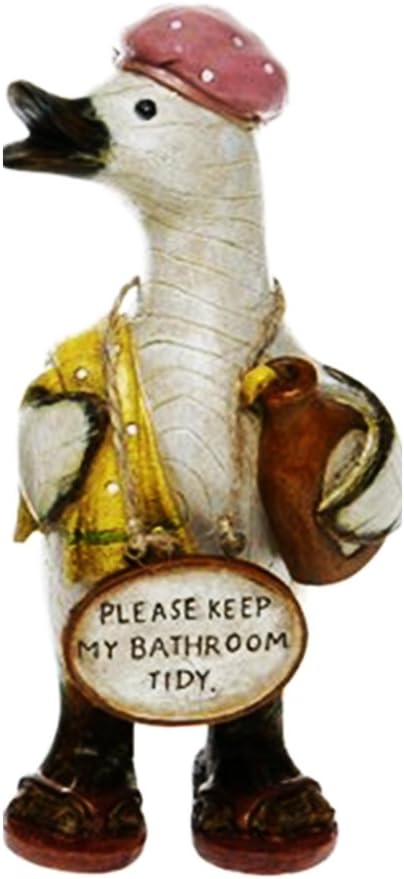 Davids Ducks Shabby Chic Bathroom Ornament (Keep Bathroom Tidy)
