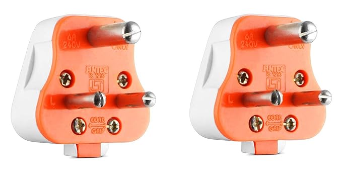 Antex 3 Pin Plug 6 Amp 240V|(Pack of 2)