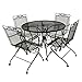 Glenbrook Black Patio Action Chair (2-Pack)