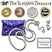 European Charm Bracelet Necklace for Women and Girls Bead Charms, Stainless Steel Snake Chain, Claw 18 Inch