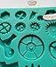 Anyana mini Steam Punk Silicone Cake decorating Mold Cogs Gear Screw Fondant chocolate mould Cupcake Cooking Tool icing baking vintage