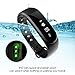 Fitness Tracker Watch Smart Activity Tracker, Baymery Heart Rate Monitor Bracelet Wristband Exercise Workout Step Health Sleep Fitness Band Bluetooth Waterproof for iPhone/Android (Black Snap Band)