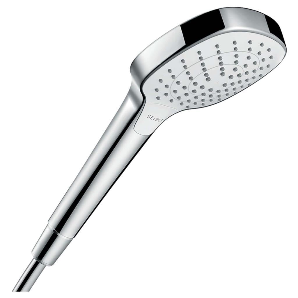 hansgrohe Croma Select E Hand Shower Vario Water-Saving, White/Chrome, 26813400