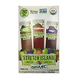 Stretch Island Fruit Leather ORGANIC Variety Pack 36-Count, 0.5-Ounce Package