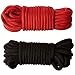 Unihoh Soft Cotton Rope All Purpose Strong Multifunctional Rope Durable Long Strap Pack of Two 32 Feet