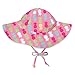 i play. Baby Girls' Brim Sun Protection Hat, Pink Multi Pineapple, 0-6 Months
