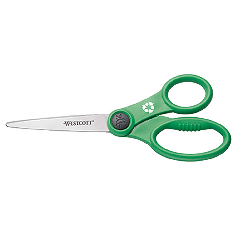 Westcott 8 inch Microban Kleen Earth Scissor - Green E-32180 00