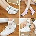 Yoicy 6Pairs Womens Cotton Color socks - Soft Casual Candy Color Crew Socks for Womens Girls