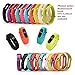 SelfTek 10 Pieces Replacement Wristbands Wireless Replacement Band for Xiaomi Mi 2 Bracelet