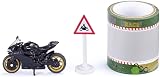SIKU Ducati Panigale 1299 Motorbike with Tape and Sign Black Metal Plastic view 3