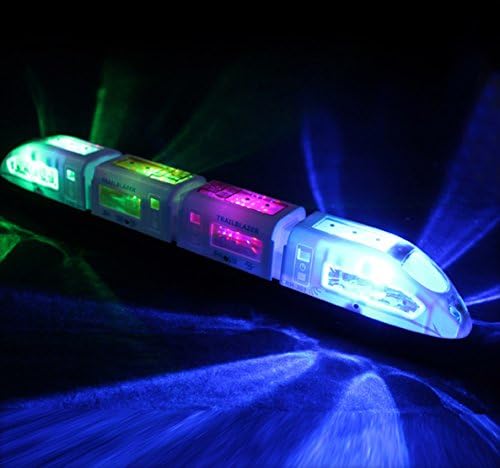 Bigbuyu Shinkansen Train Bump &amp; Go Action Electric High Speed Train Toy with Lights and Music