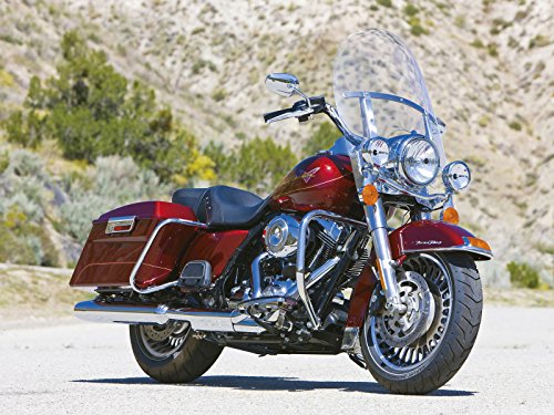 Harley Davidson Road King clear OEM height windshield 19" made of superior quality abrasion resistant makrolan polycarbonate